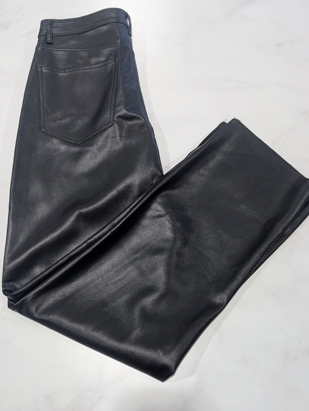 Express Black Faux Leather Pants